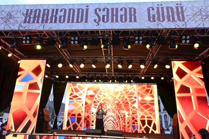 Xankəndidə möhtəşəm bayram konserti keçirildi — FOTOLAR