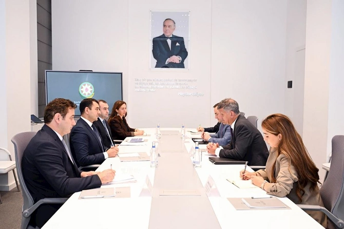 Azərbaycanla bp şirkəti arasında mədəni əməkdaşlıq məsələləri müzakirə olundu — FOTOLAR