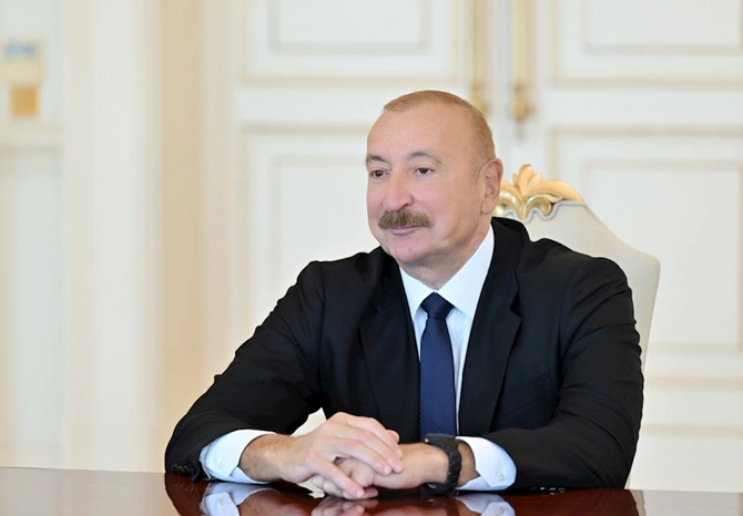 İlham Əliyev ATƏT Parlament Assambleyasının prezidentini qəbul etdi — FOTOLAR