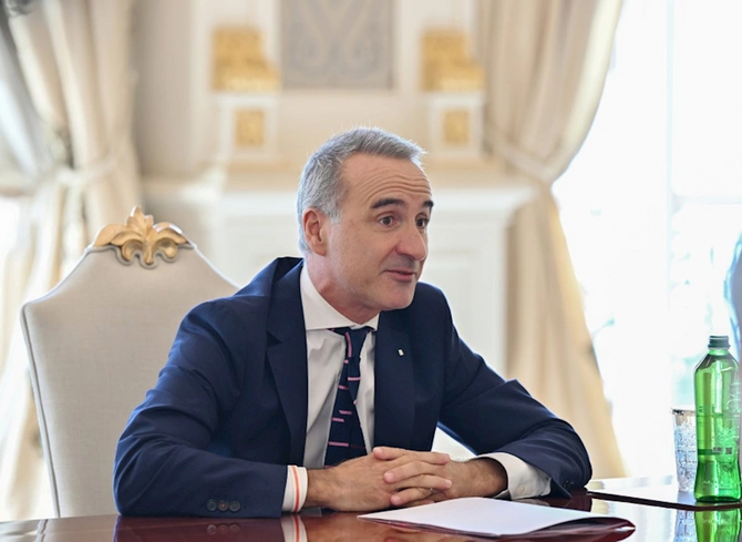 İlham Əliyev ATƏT Parlament Assambleyasının prezidentini qəbul etdi — FOTOLAR