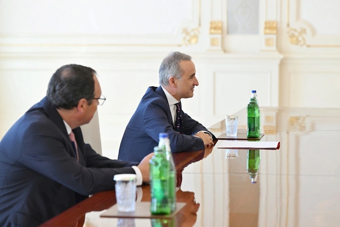 İlham Əliyev ATƏT Parlament Assambleyasının prezidentini qəbul etdi — FOTOLAR