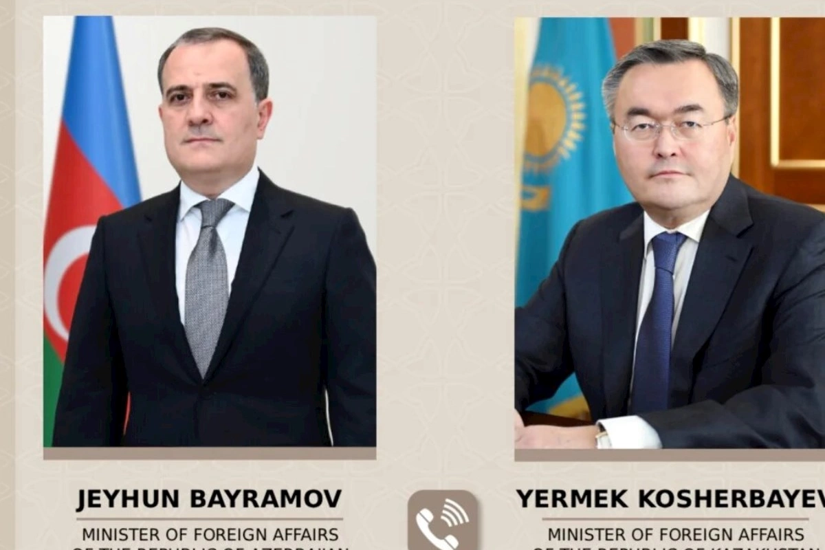 Azərbaycan və Qazaxıstan XİN rəhbərləri telefonla danışdı