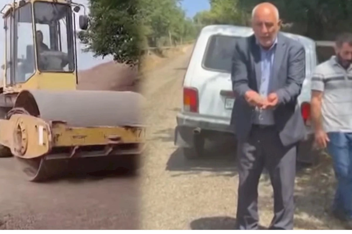 25 min manata yaxın pul yığıb yol çəkdirdilər, üç gün sonra dağıldı — VİDEO