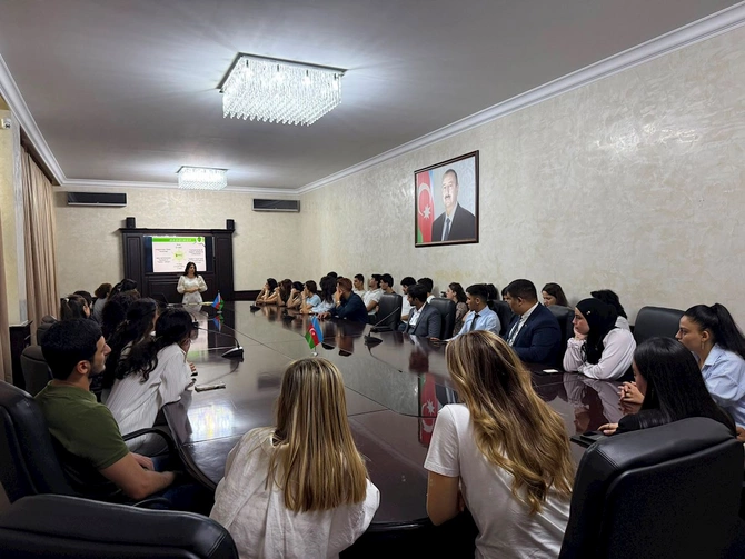 Nərimanovda “Sağlam Qidalanma” mövzusunda maarifləndirici təlim keçirilib — FOTOLAR
