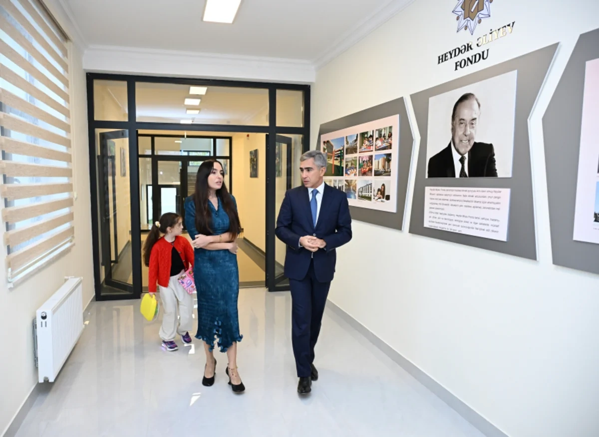 Şamaxı şəhərində Xınıslı körpələr evi-uşaq bağçasının açılışı olub - FOTOLAR