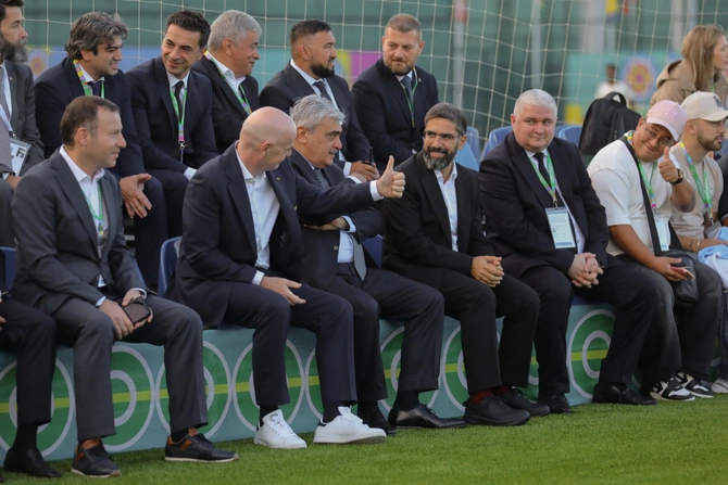 Canni İnfantino və Arsen Venger Hövsanda – FOTOLAR