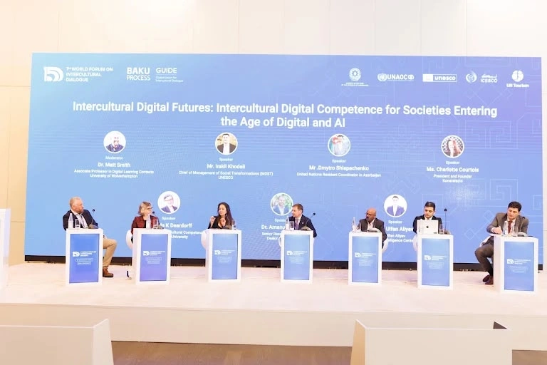 Mədəniyyətlərarası dialoq forumunda süni intellektin təsiri müzakirə edildi - FOTOLAR