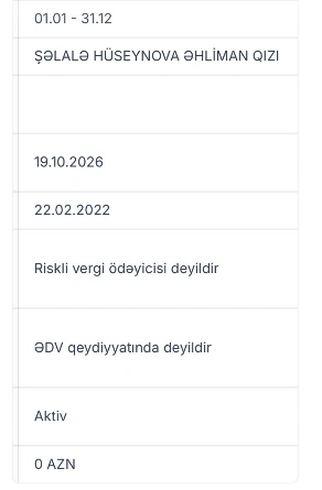 "David Seliverstov"un MMC-sində şübhəli əməliyyatlar, saxta ünvan və "riskli vergi ödəyicisi" statusu - FOTOLAR