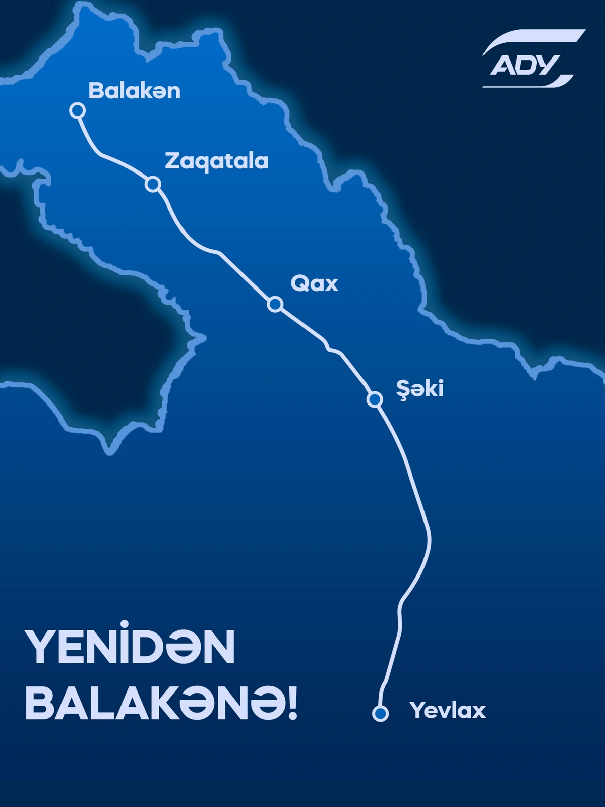 Bakı–Balakən–Bakı qatarının hərəkəti bərpa edilir!