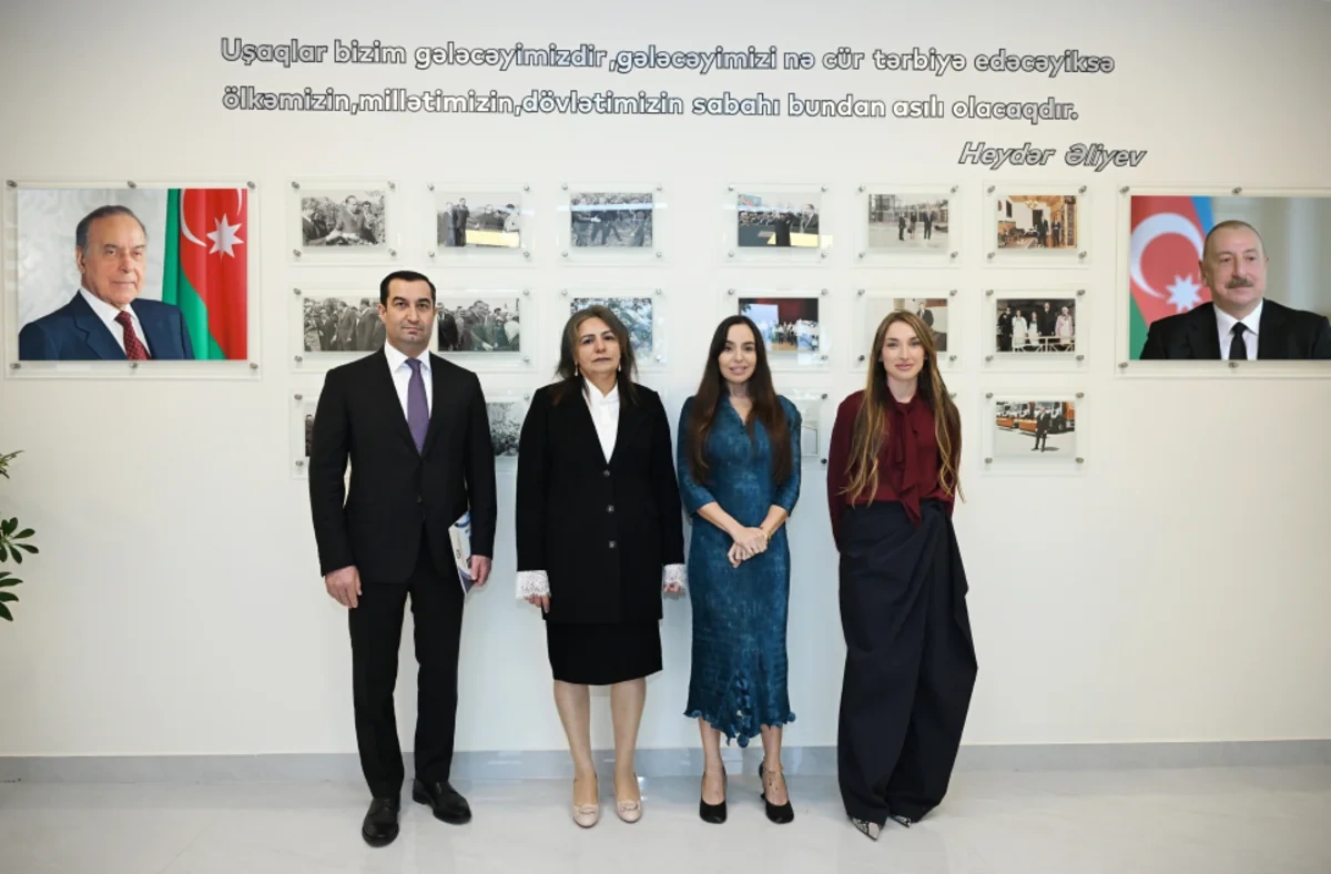 Şamaxı şəhərində Xınıslı körpələr evi-uşaq bağçasının açılışı olub - FOTOLAR