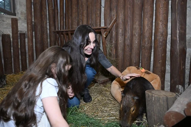 Leyla Əliyeva Şamaxıda "Capybara Azerbaijan" fermasında olub - FOTO