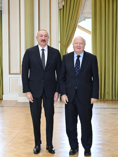 İlham Əliyev Migel Anxel Moratinosu qəbul edib — FOTOLAR