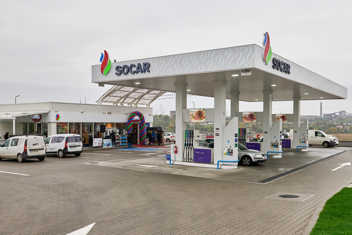 Rumıniyada SOCAR brendi altında 100-cü yanacaqdoldurma məntəqəsi istifadəyə verildi - FOTOLAR
