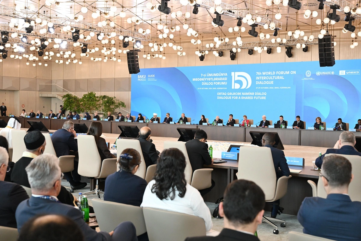 VII Ümumdünya Mədəniyyətlərarası Dialoq Forumunun açılış mərasimi keçirildi - FOTOLAR