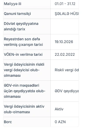 "David Seliverstov"un MMC-sində şübhəli əməliyyatlar, saxta ünvan və "riskli vergi ödəyicisi" statusu - FOTOLAR