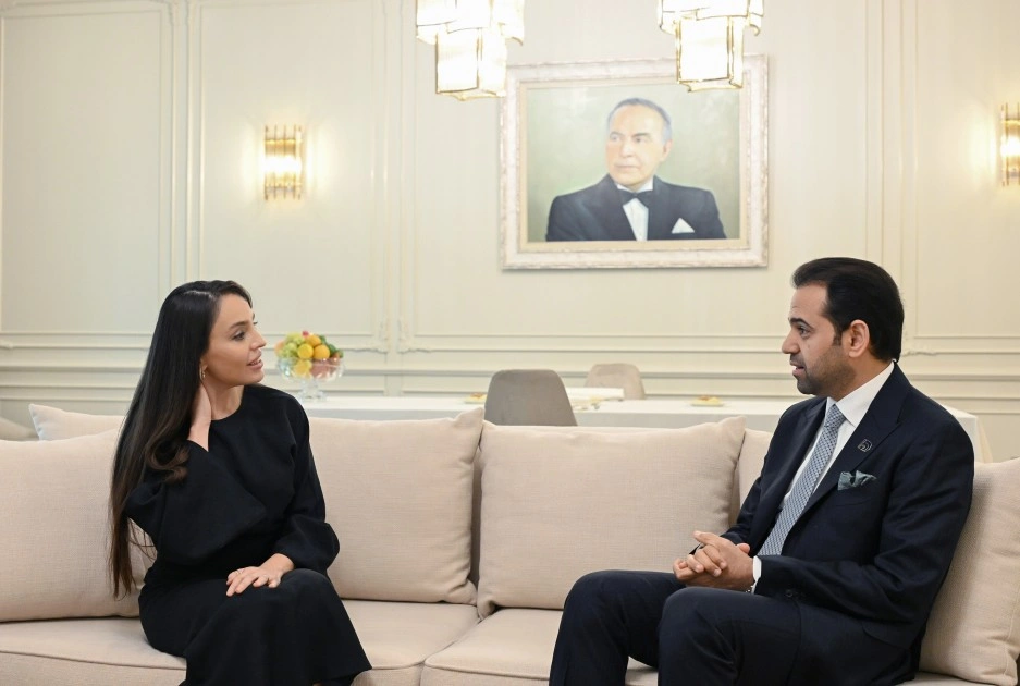 Leyla Əliyeva Müsəlman Ağsaqqalları Şurasının Baş katibi ilə görüşdü -FOTO