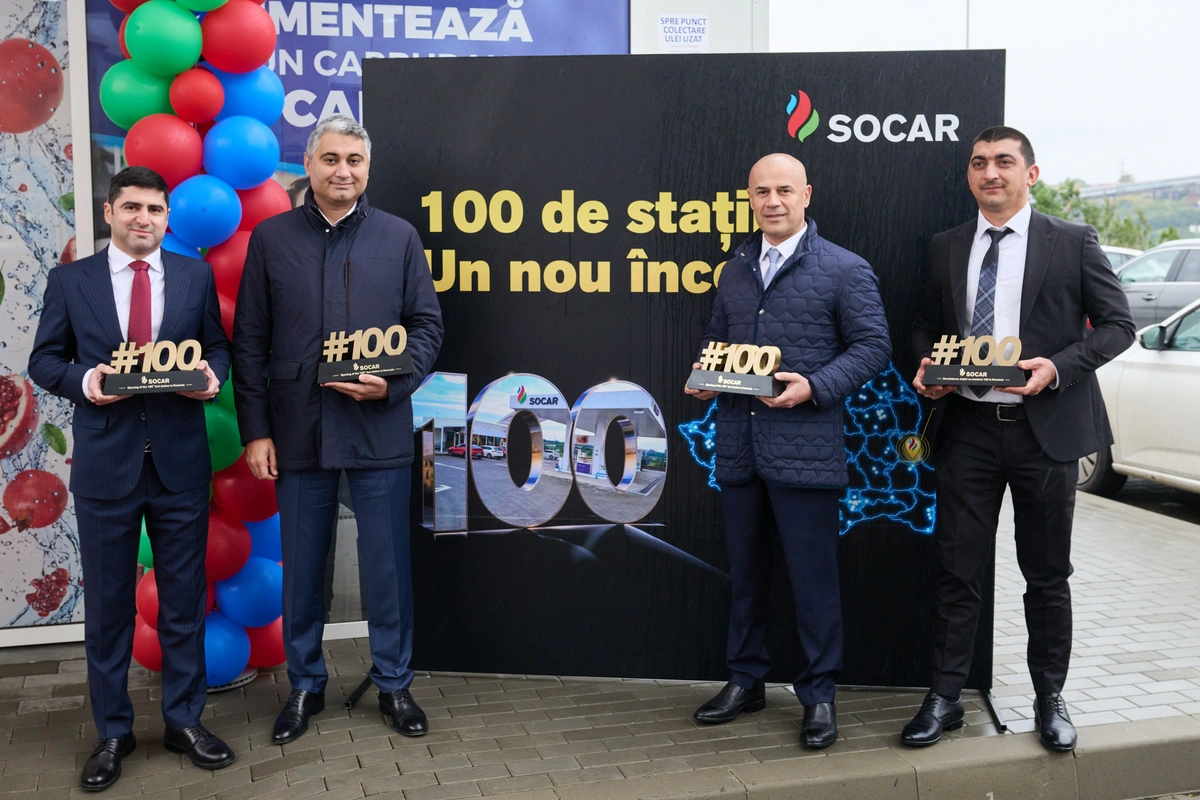 Rumıniyada SOCAR brendi altında 100-cü yanacaqdoldurma məntəqəsi istifadəyə verildi - FOTOLAR