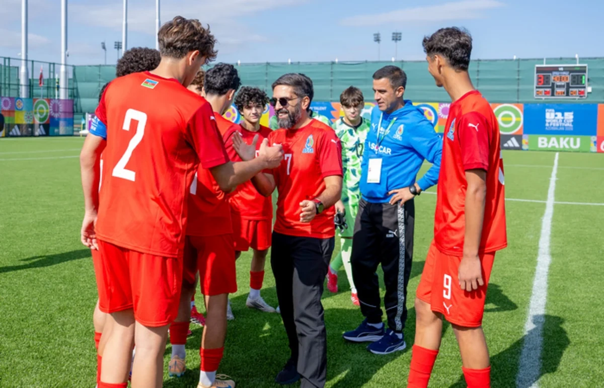Rövşən Nəcəf və Canni İnfantino U-15 dünya çempionatının oyunlarını izləyiblər - FOTOLAR