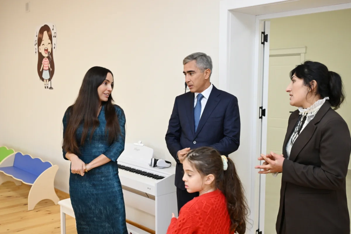 Şamaxının Göylər kəndində körpələr evi-uşaq bağçası istifadəyə verilib