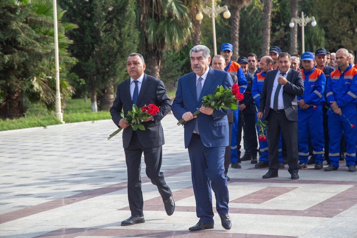 Salyanda energetiklərin peşə bayramı keçirildi — FOTOLAR