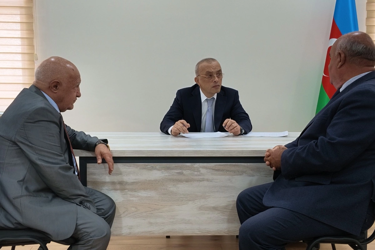Azərbaycan Dövlət Su Ehtiyatları Agentliyinin sədri Cəbrayıl şəhərində vətəndaşlarla görüşüb