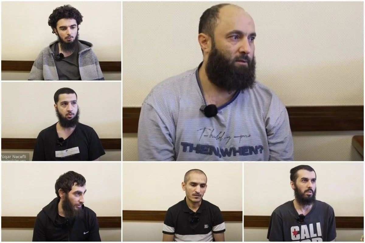 Terrorçuluğu maliyyələşdirmədə təqsirləndirilən dəstə üzvlərinə hökm oxundu - Video