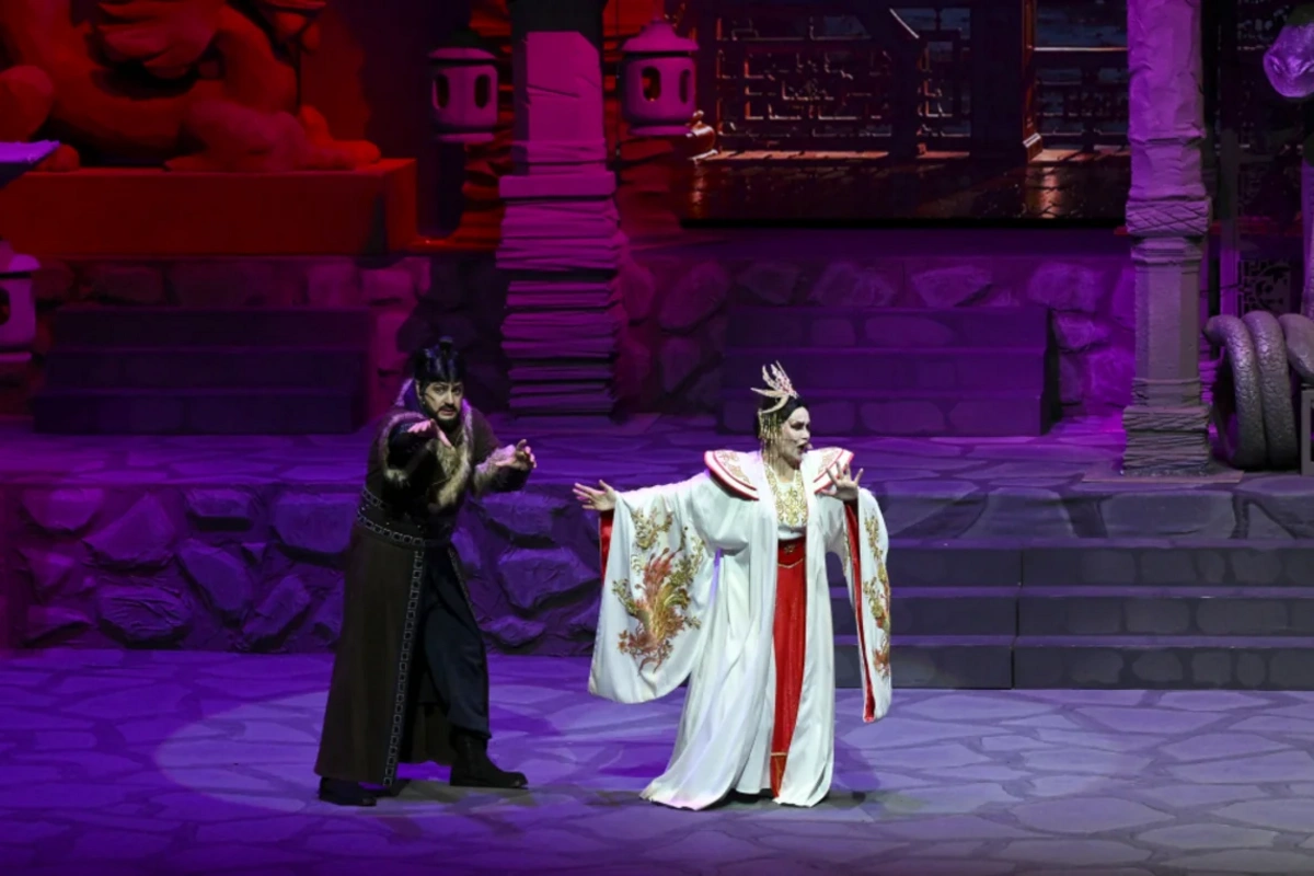 Bakıda "Turandot" tamaşasının premyerası baş tutub - FOTOLAR