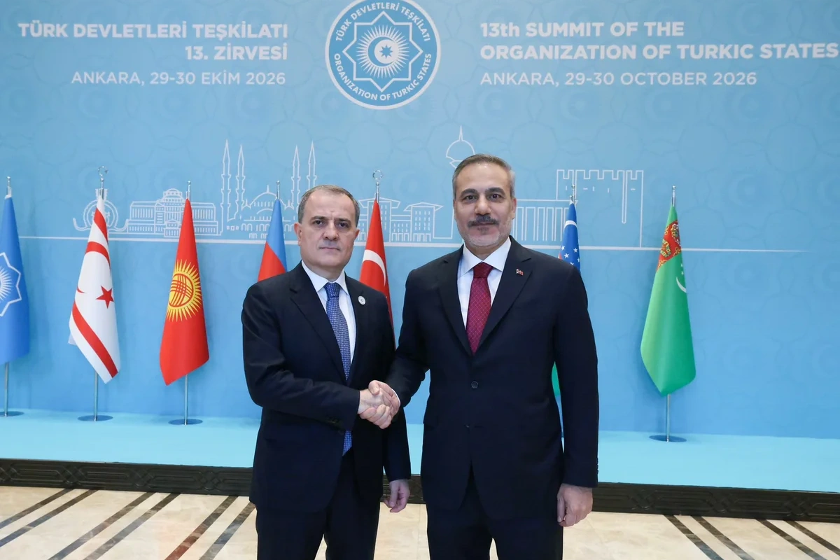 Ceyhun Bayramov Ankarada Hakan Fidanla görüşdü
