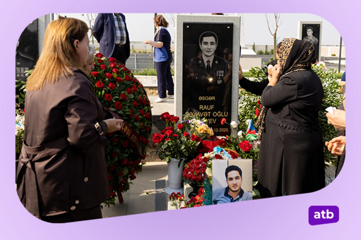 Azər Türk Bankın şəhid əməkdaşının xatirəsi anılıb - FOTOLAR