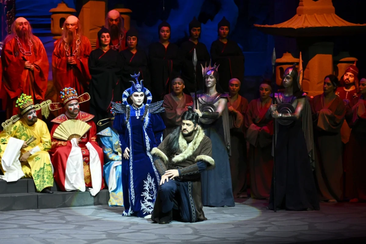 Bakıda "Turandot" tamaşasının premyerası baş tutub - FOTOLAR