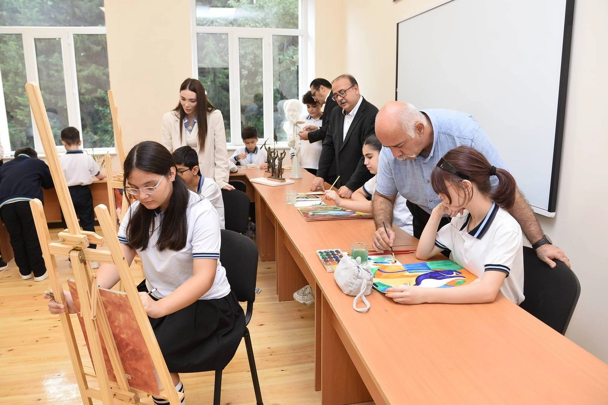 İncəsənət Gimnaziyasının binası əsaslı təmirdən sonra istifadəyə verilib