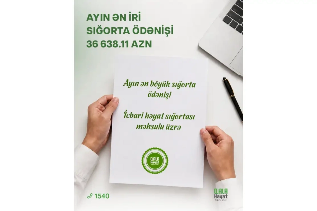 Qala Həyat sentyabr ayında ən böyük sığorta ödənişini açıqlayıb