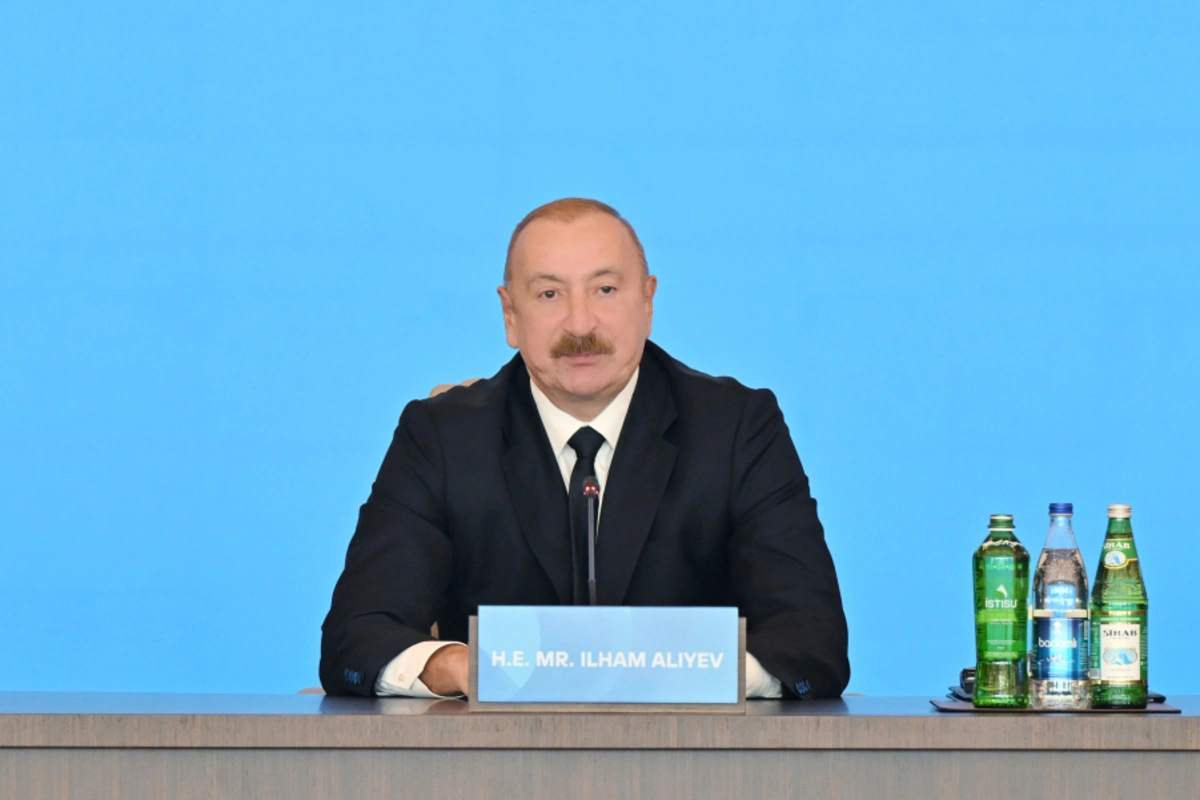 Prezident İlham Əliyev Dialoq Forumunda Azərbaycanın öz torpaqlarını azad etməsindən danışıb