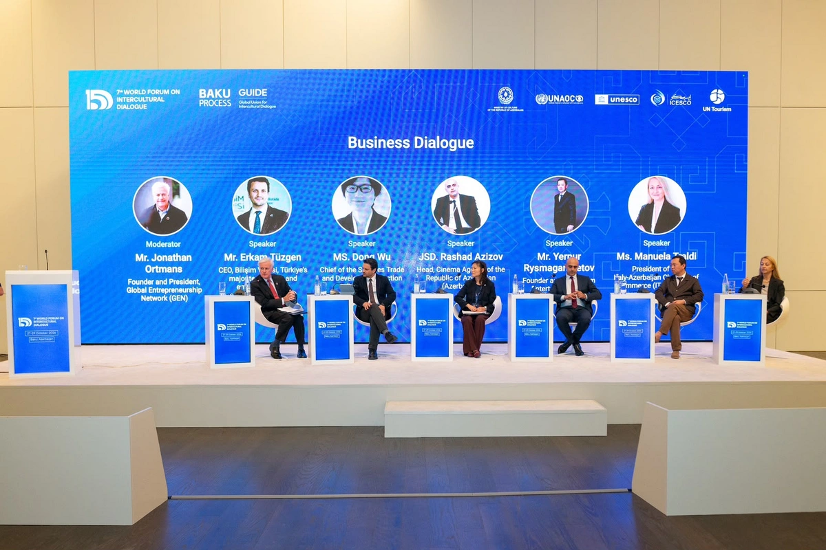 Forum çərçivəsində Biznes dialoqu adlı panel sessiyası keçirilib - FOTOLAR