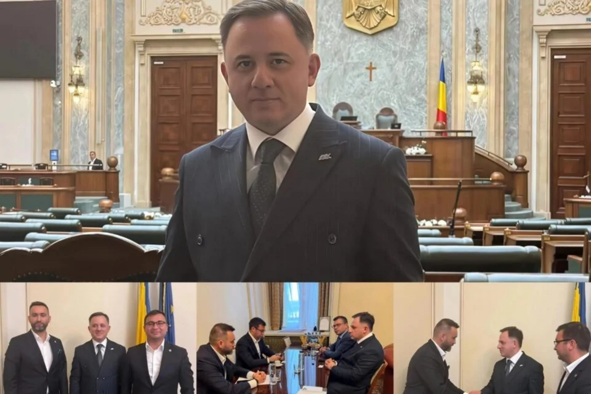 AQC sədri Rumıniya Senatında görüşlər keçirib - FOTOLAR