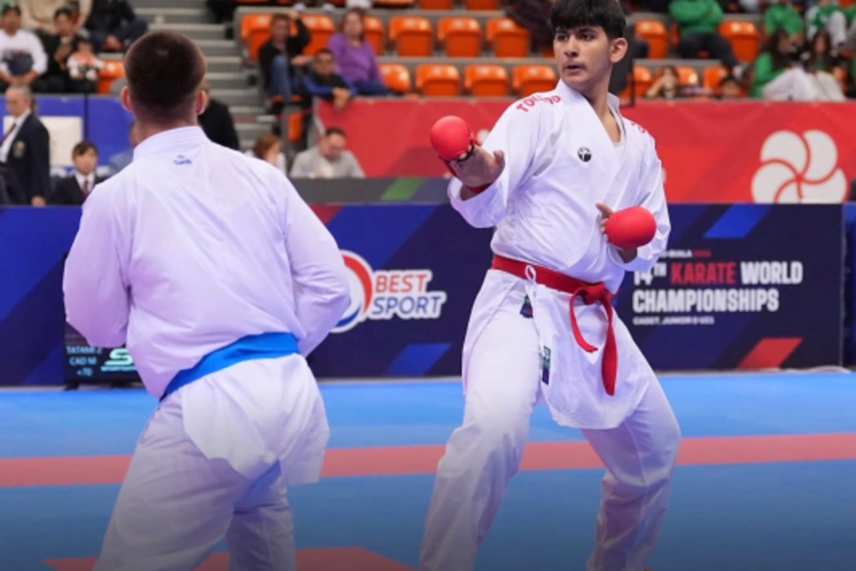 Azərbaycan karateçiləri dünya çempionatında 5 medal qazanıblar - FOTOLAR