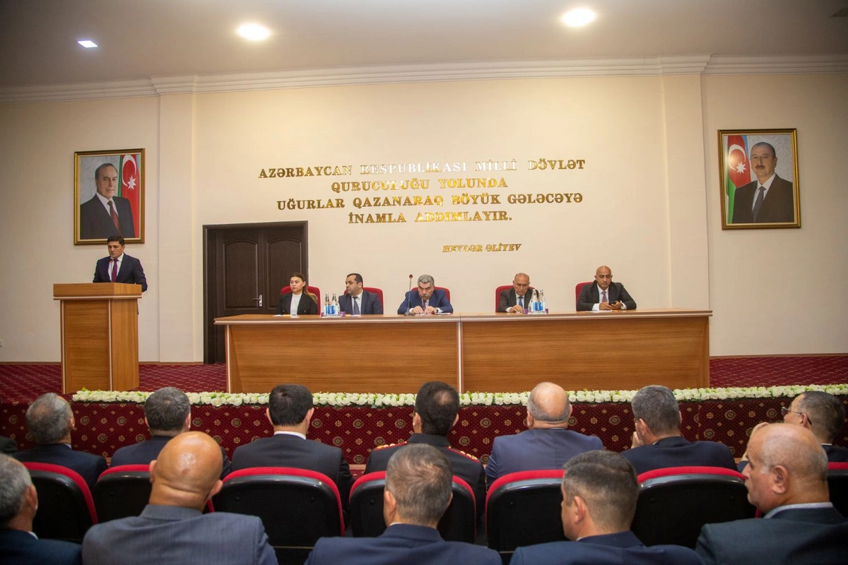 Salyanda İlham Əliyevin çıxışından irəli gələn vəzifələr müzakirə edildi — FOTOLAR