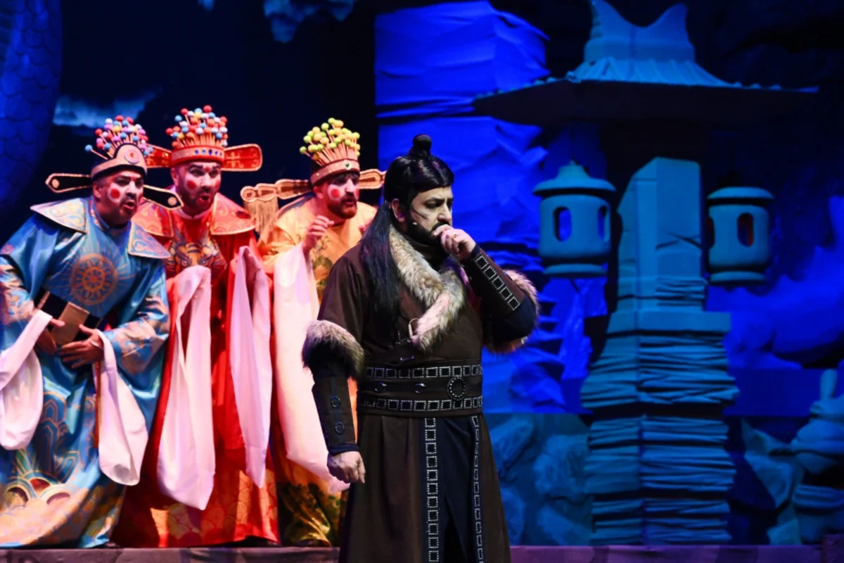Bakıda "Turandot" tamaşasının premyerası baş tutub - FOTOLAR