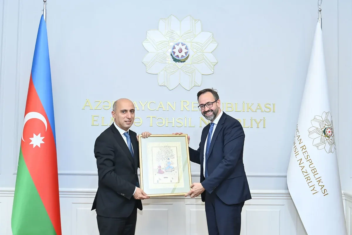 Emin Əmrullayev saksoniyalı həmkarı ilə görüşüb - FOTO