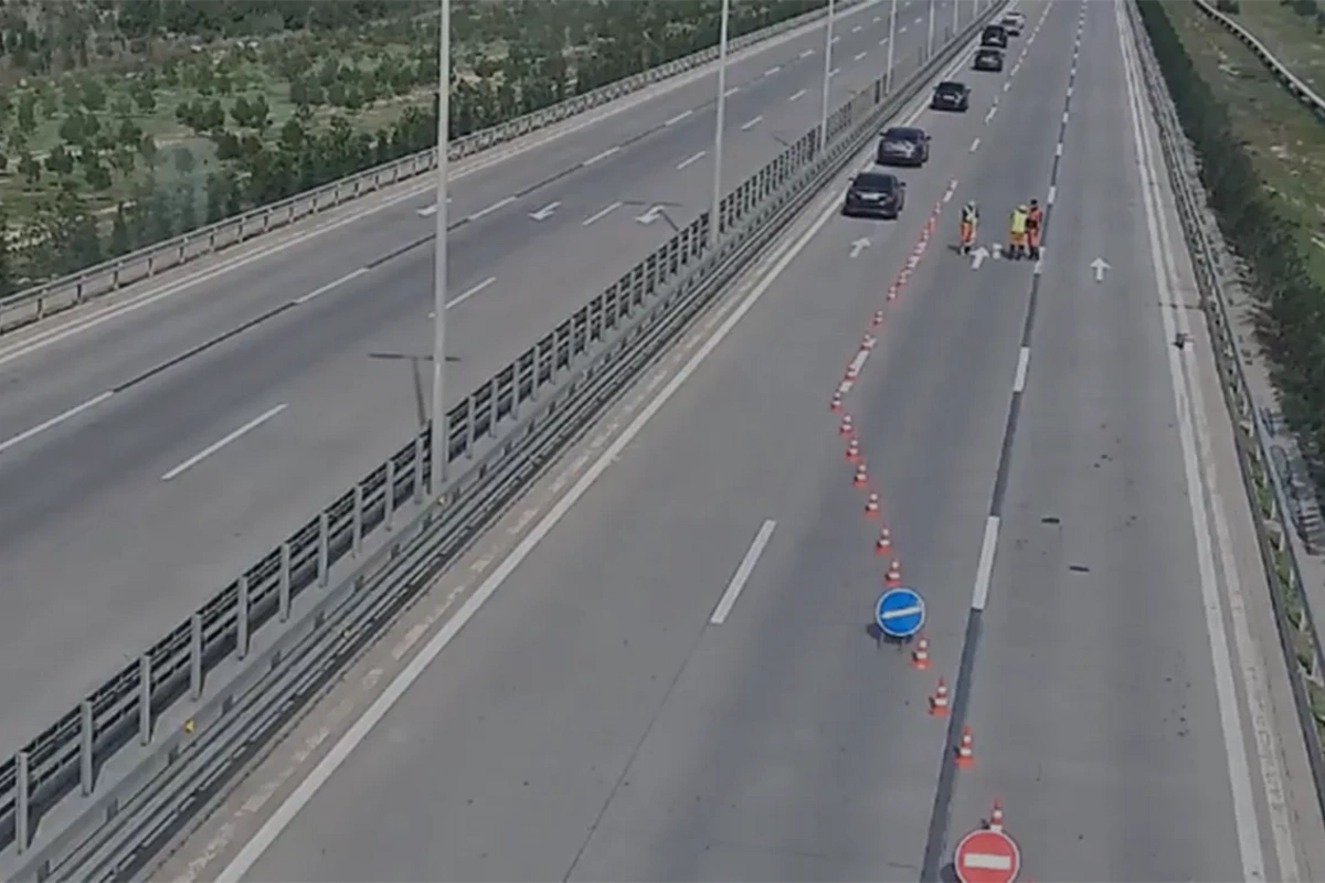 Bu yolda sürət həddi endirildi