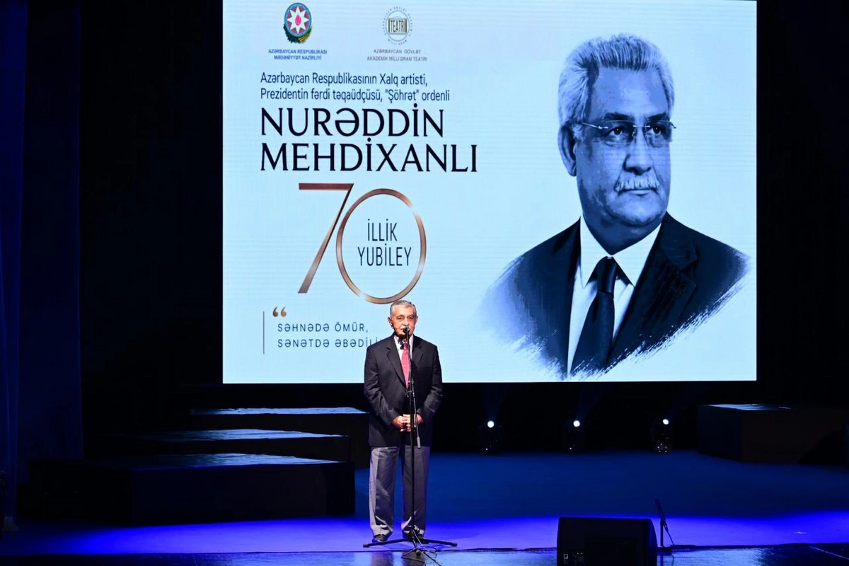 Xalq artisti Nurəddin Mehdixanlının 70 illik yubileyi qeyd olunub