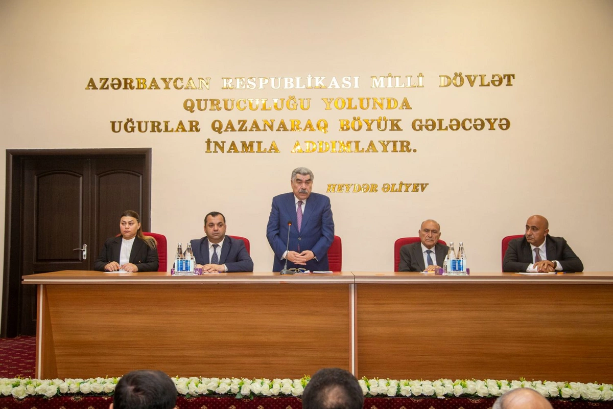 Salyanda İlham Əliyevin çıxışından irəli gələn vəzifələr müzakirə edildi — FOTOLAR
