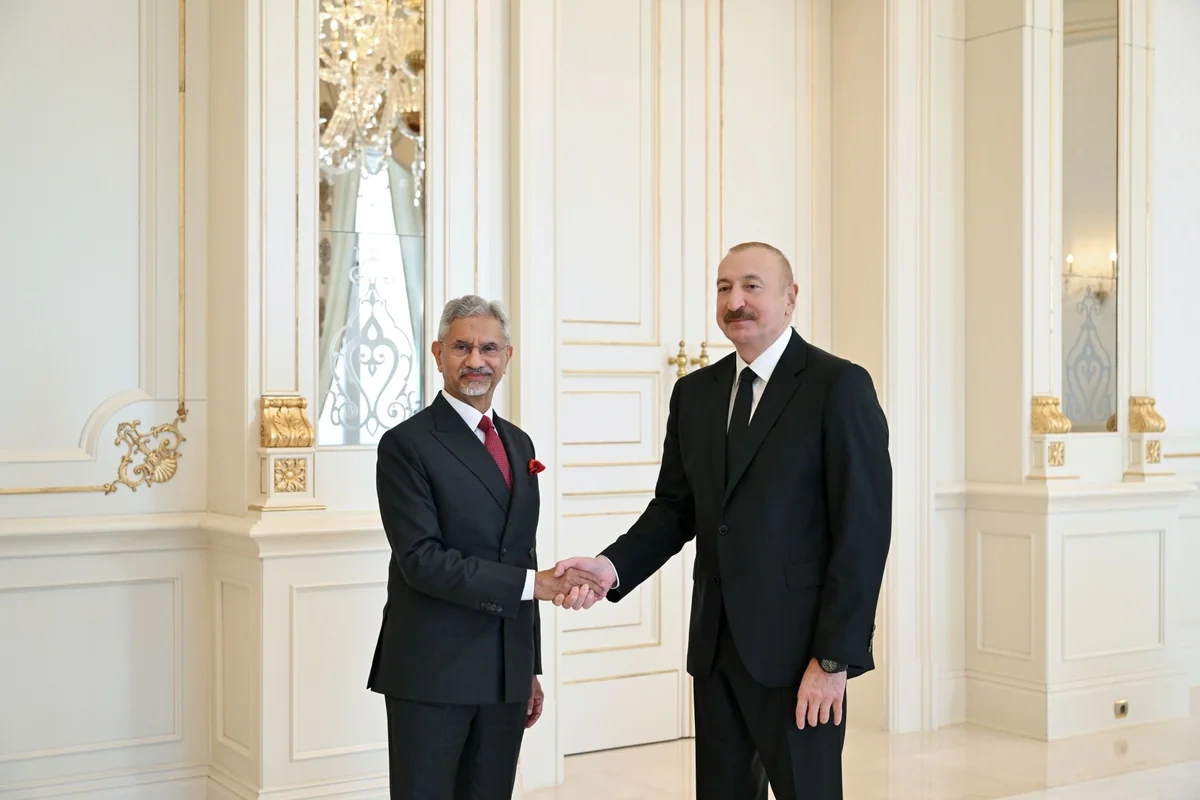 İlham Əliyev Hindistanın xarici işlər nazirini qəbul edib - FOTOLAR