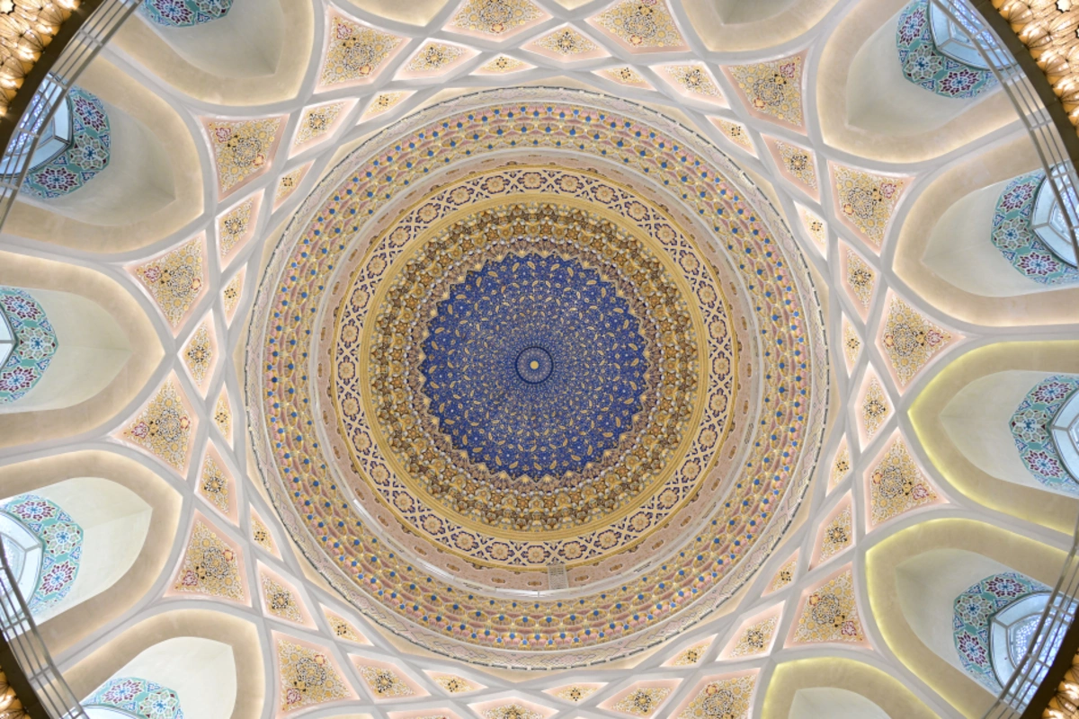 Leyla Əliyeva İmam əl-Buxarinin memorial kompleksində - FOTOLAR
