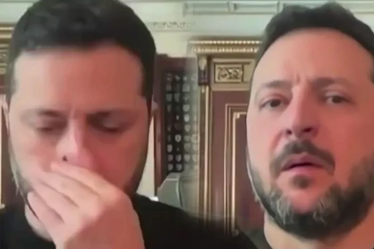 Zelenskinin müsahibə zamanı davranışları müzakirələrə səbəb oldu - VİDEO