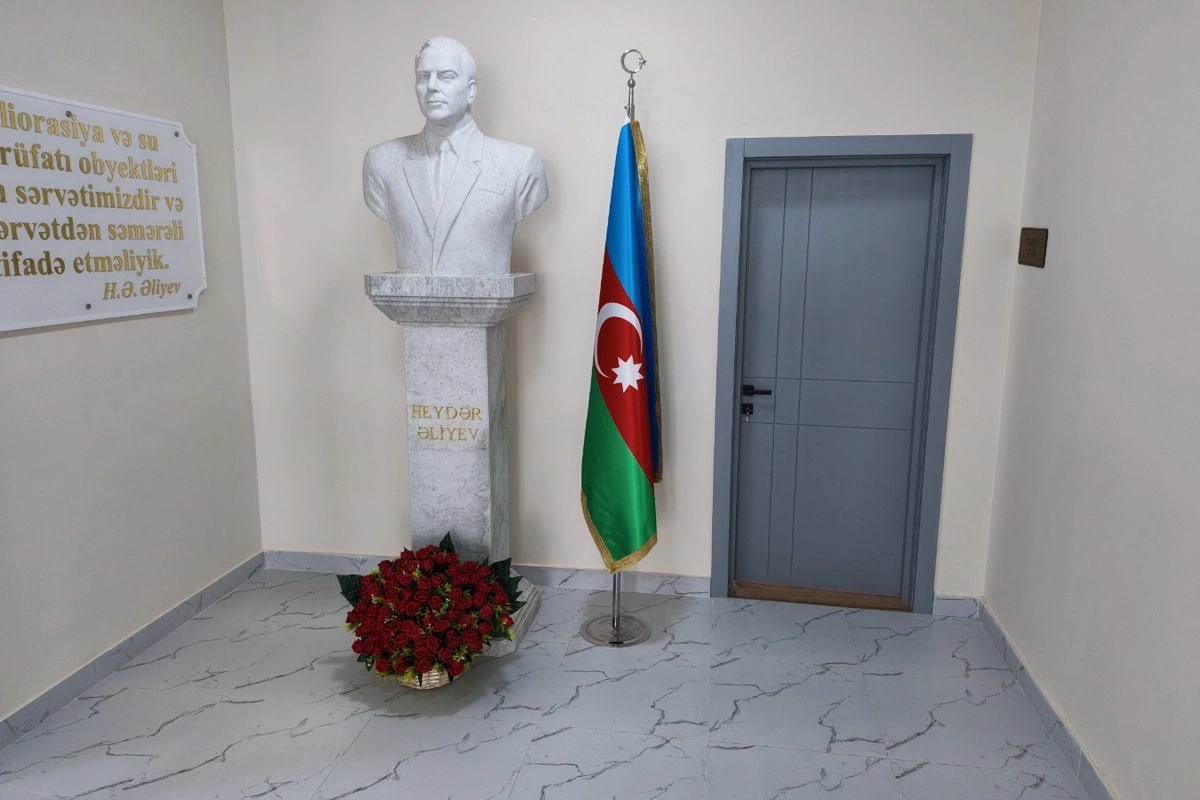 Cəbrayıl şəhərində Cəbrayıl Su Meliorasiya Sistemlərinin İstismarı İdarəsinin yeni inzibati binası istifadəyə verilib
