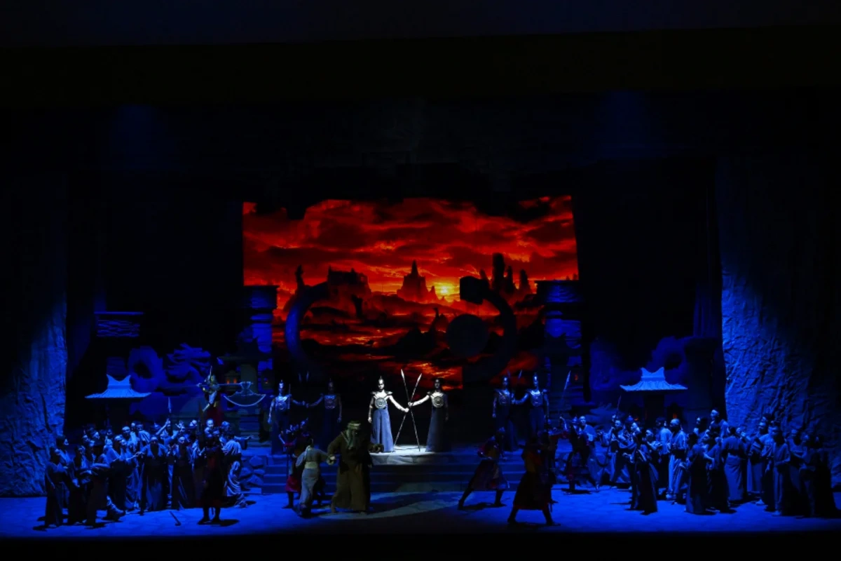 Bakıda "Turandot" tamaşasının premyerası baş tutub - FOTOLAR