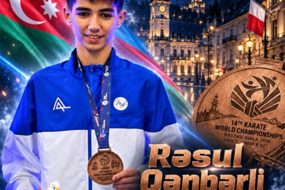 Azərbaycan karateçiləri dünya çempionatında 5 medal qazanıblar - FOTOLAR