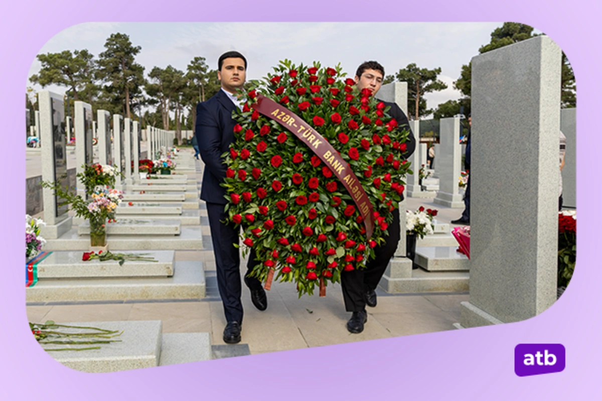 Azər Türk Bankın şəhid əməkdaşının xatirəsi anılıb - FOTOLAR