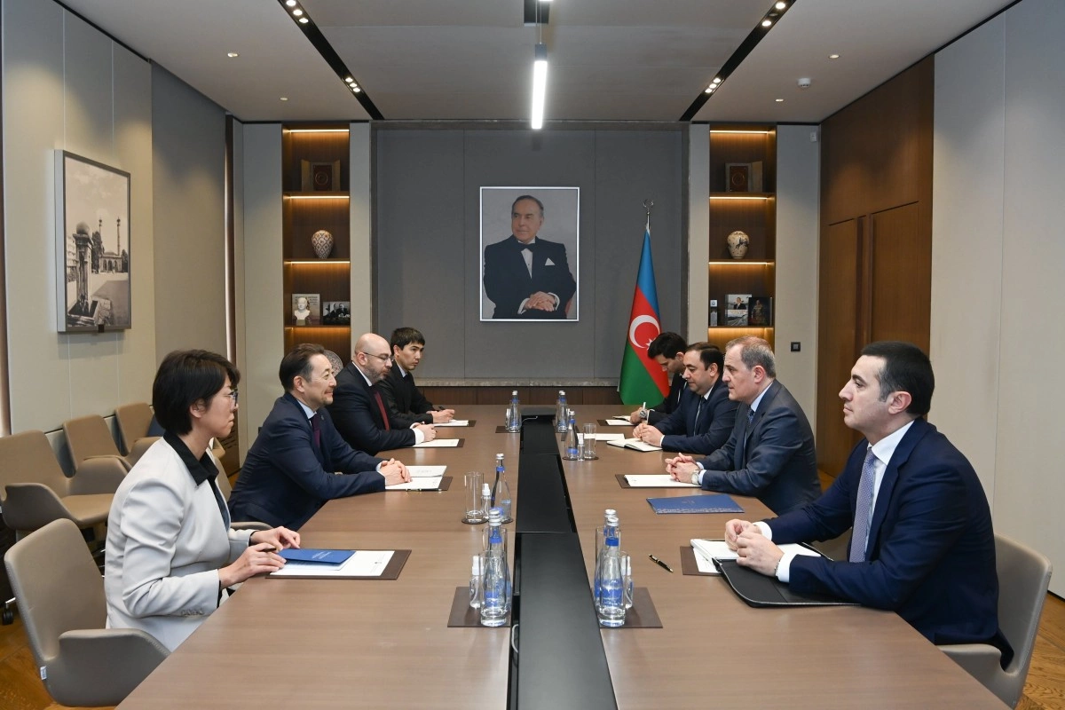 Ceyhun Bayramov AQEM-in Baş katibi ilə görüşdü — FOTO
